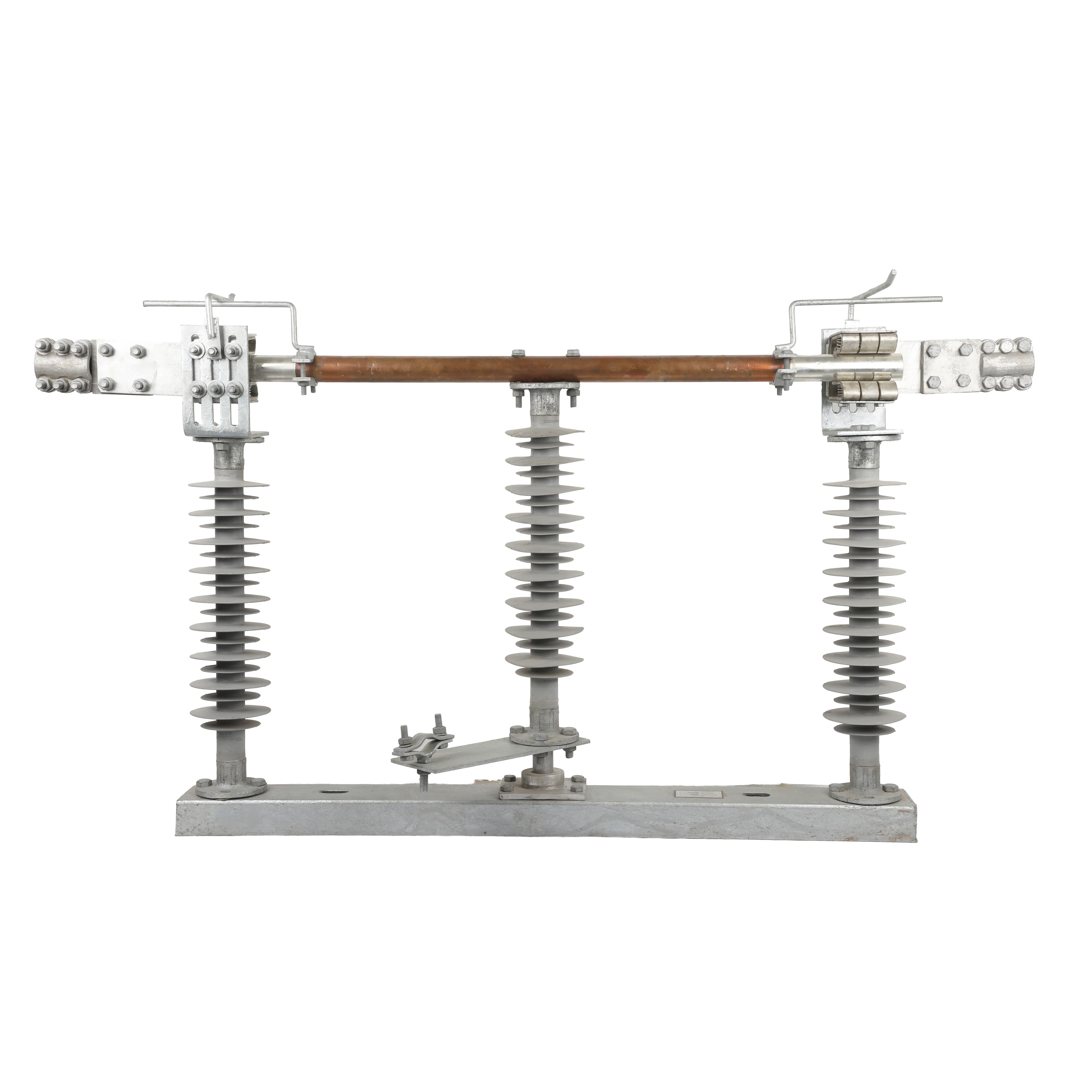 High voltage isolator assembly