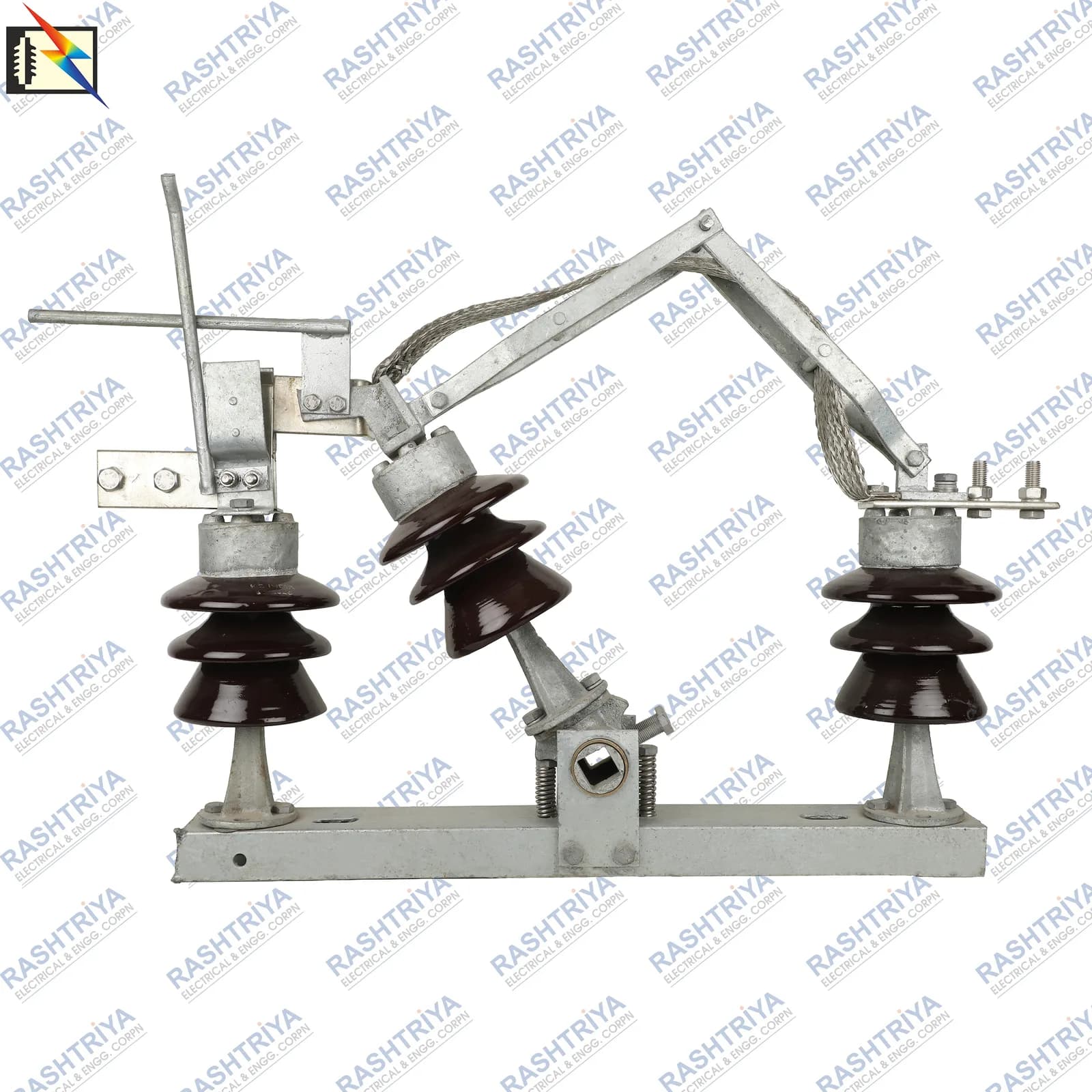 11kV 400A Porcelain Gang Operated Air Break Switch - 9 Insulator by Rashtriya Electrical