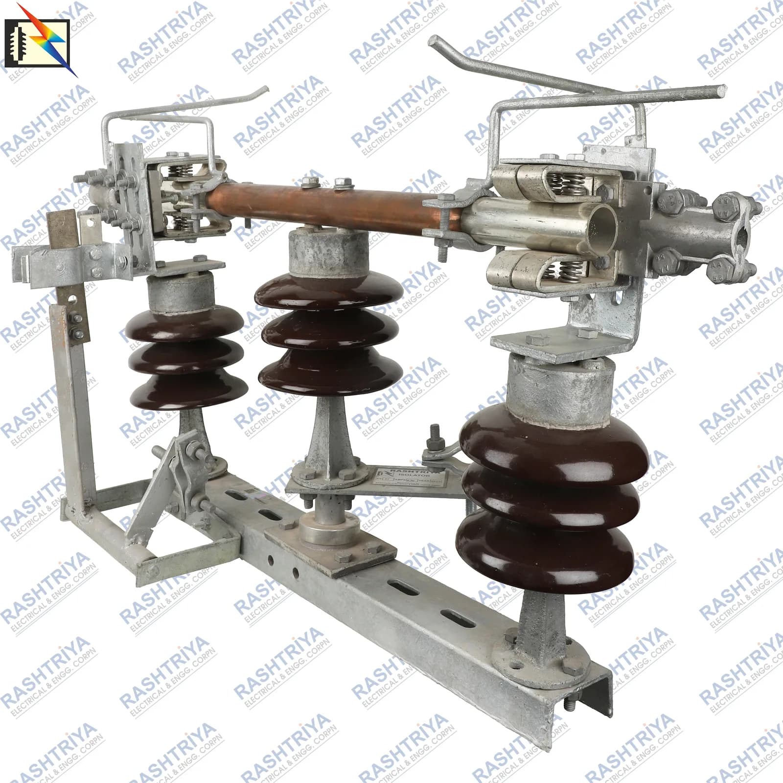 11kV 630A/800A Single Stack Break Center Rotating Isolator with Earth Switch by Rashtriya Electrical