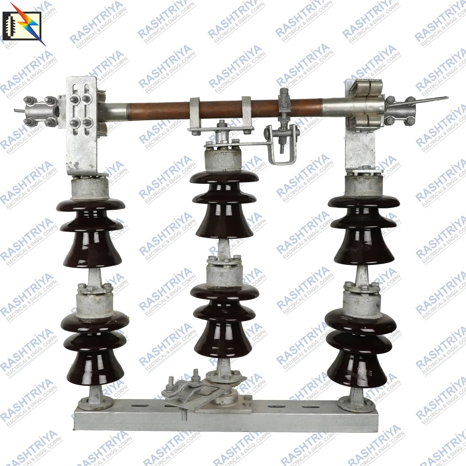 11kV Porcelain Isolator Double Stack Turn & Twist Type without Earth Switch by Rashtriya Electrical